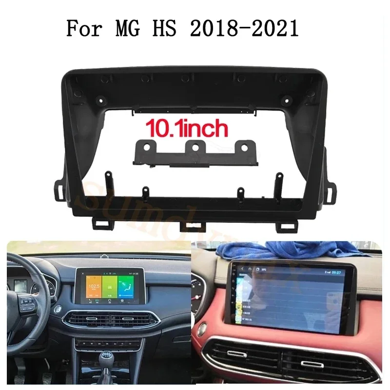 10.1 Inch car radio fascias For MG HS 2018 2019 2020 2021 Car Radio Android MP5 Player Casing Frame 2din Stereo Fascia