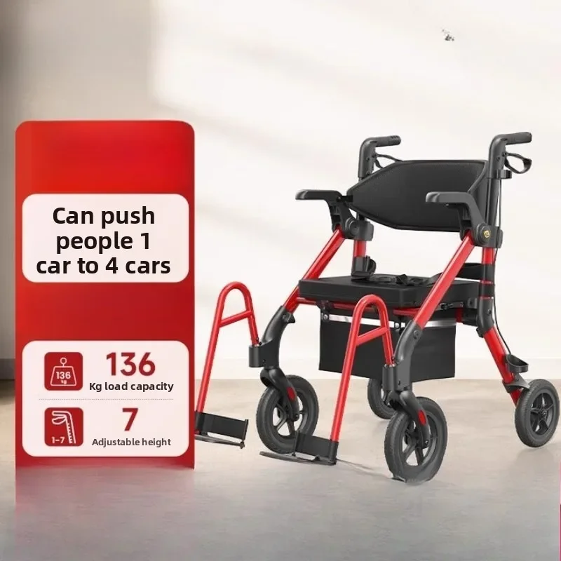 walker for the elderly auxiliary walking hand push walker