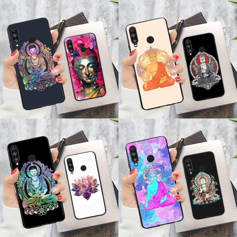 Trippy Gautama Buddha For Huawei Nova Y91 Y60 Y70 Y90 Y61 3i 7i 8i 11i Nova 11 9 10 SE P20 P40 Lite P30 Pro Case