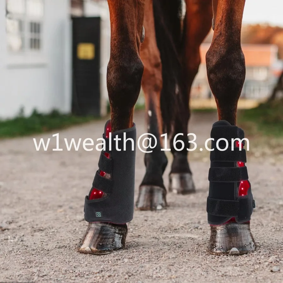 Horse Leg Protector Care Products Horse Boots 660nm 850nm Flexible Equine Red Light Therapy for Horses Hoof Wraps