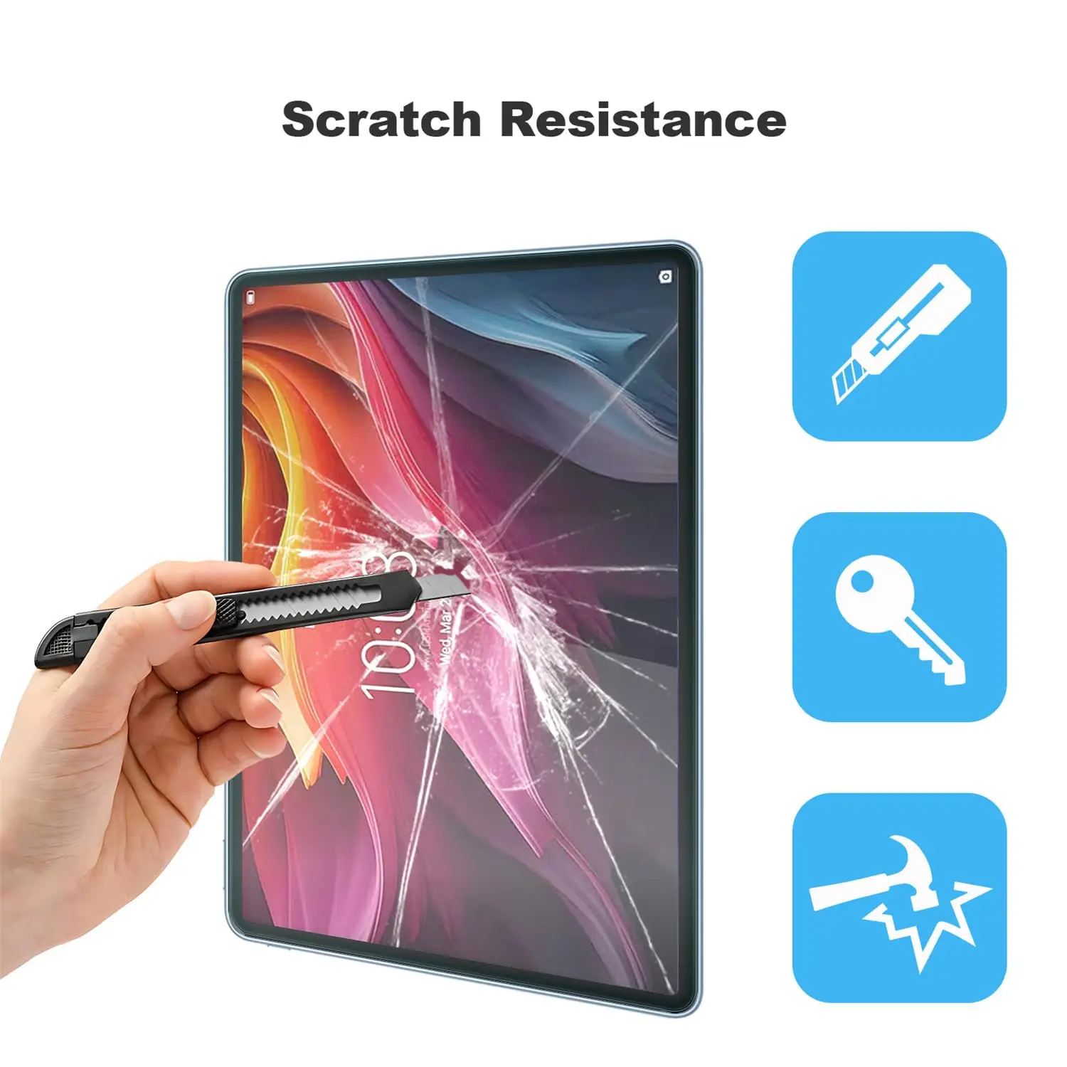 Tempered Film for Lenovo Tab K11 Plus (11.45") 2024 HD Screen Protector Tablet Protective Glass HD Transparent Anti-fall