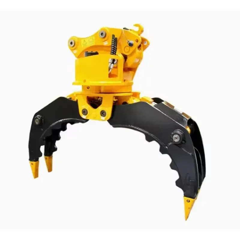 Lejiang hydraulic motor grab machine, 1-year warranty for dismantling and sorting grab machine, customizable grab opening