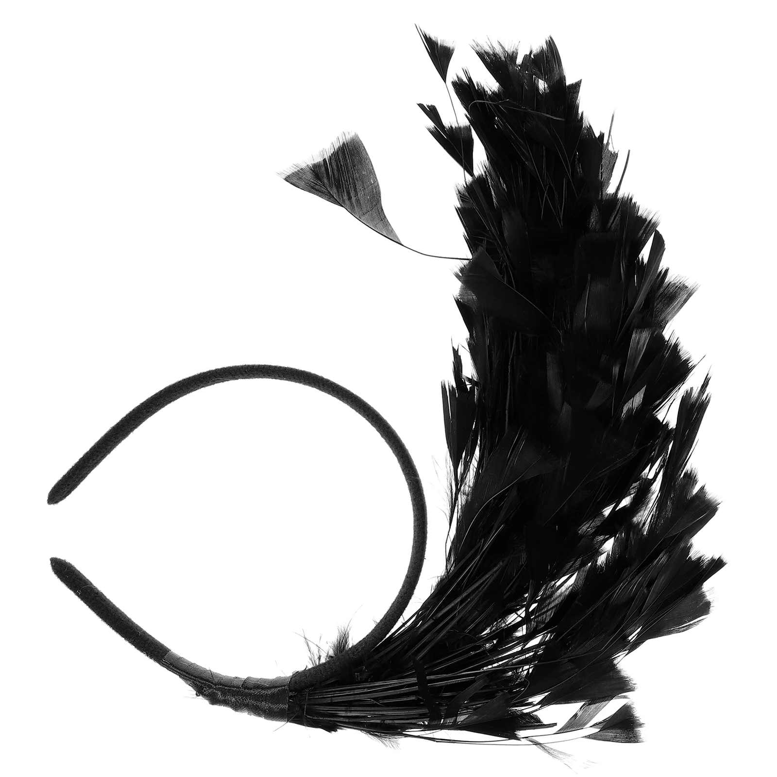 

Carnival Fascinator Headpiece Women Headband Plume Design Party Hair Band Party Headband Fascinator Headpiece for Carnival