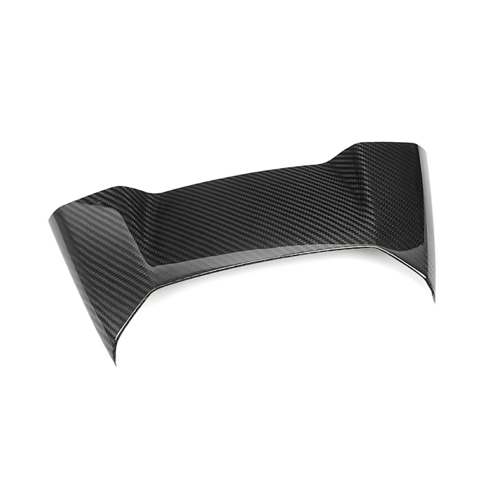 Carbon Fiber Inner Rear Seat Horn Hood Panel Cap Waterfall Speaker Upper Trim Cover For Corvette C8 Coupe 2020-2024