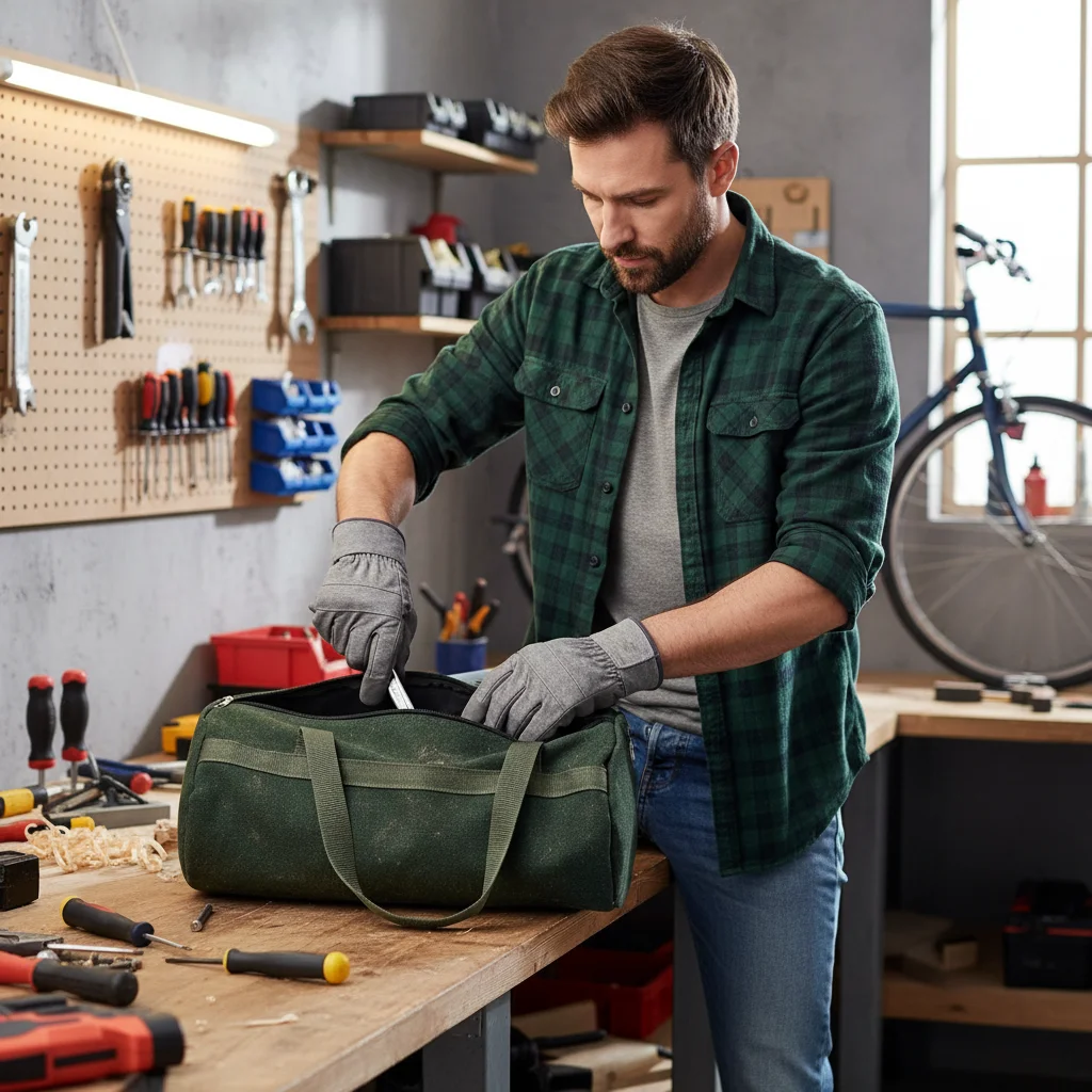 Thick Canvas Tool Storage Bag Handbag Large capacity Hardware Tool Organizer Hand Tool Portable Auto Repair Tool Kit