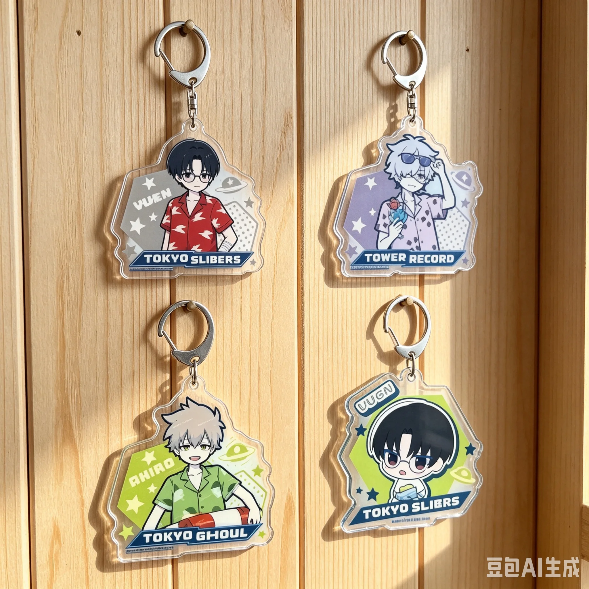New Funny 2026 Tokyo Aliens Bag Acrylic KeyRing Anime Lovers Lovely Products Sweet As A Gift For Fans Exquisite Product Keychain