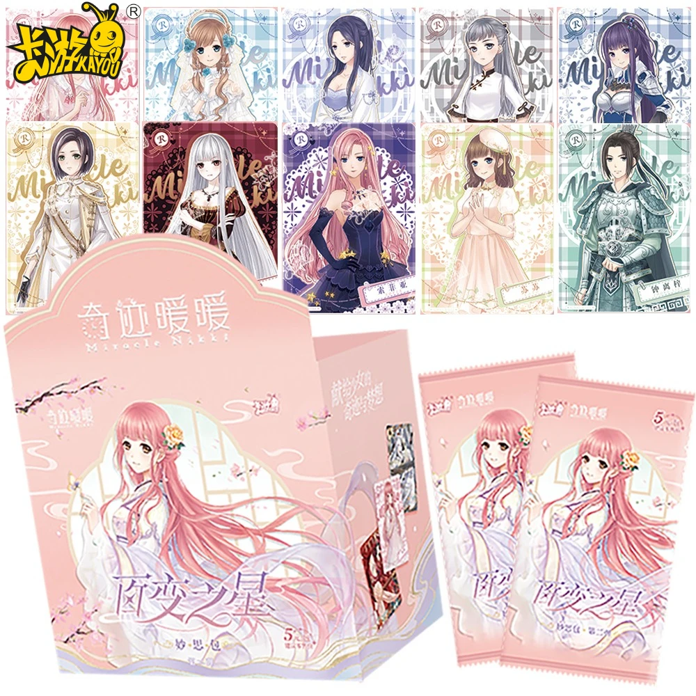 

KAYOU натуральная коллекционная карта Miracle Nikki, изысканная игра, модная свадебная открытка, популярная рождественская подарочная игрушка с сокровищами для друзей
