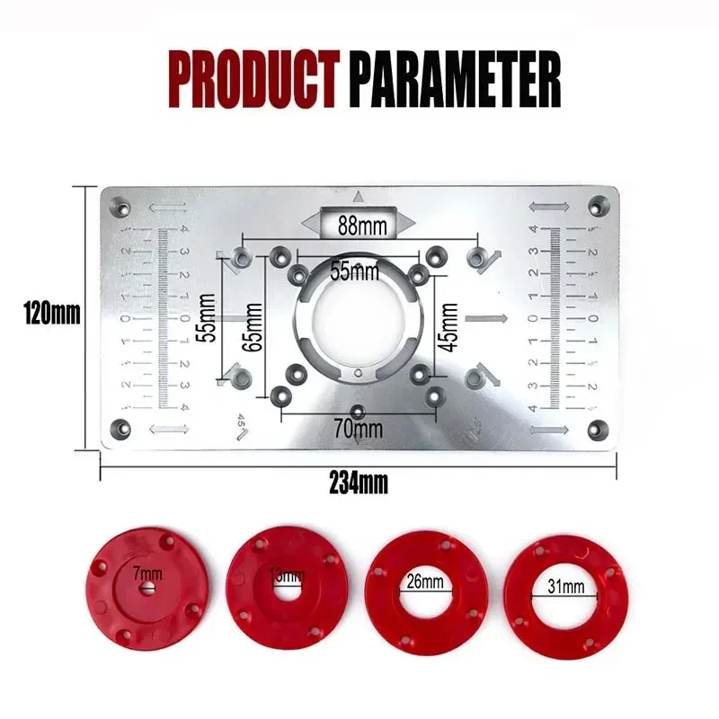 Woodworking Engraving Machine Inverted Plate Slotting Power Tools Carpenter Opening Machine Trimming Machine Inverted Plate