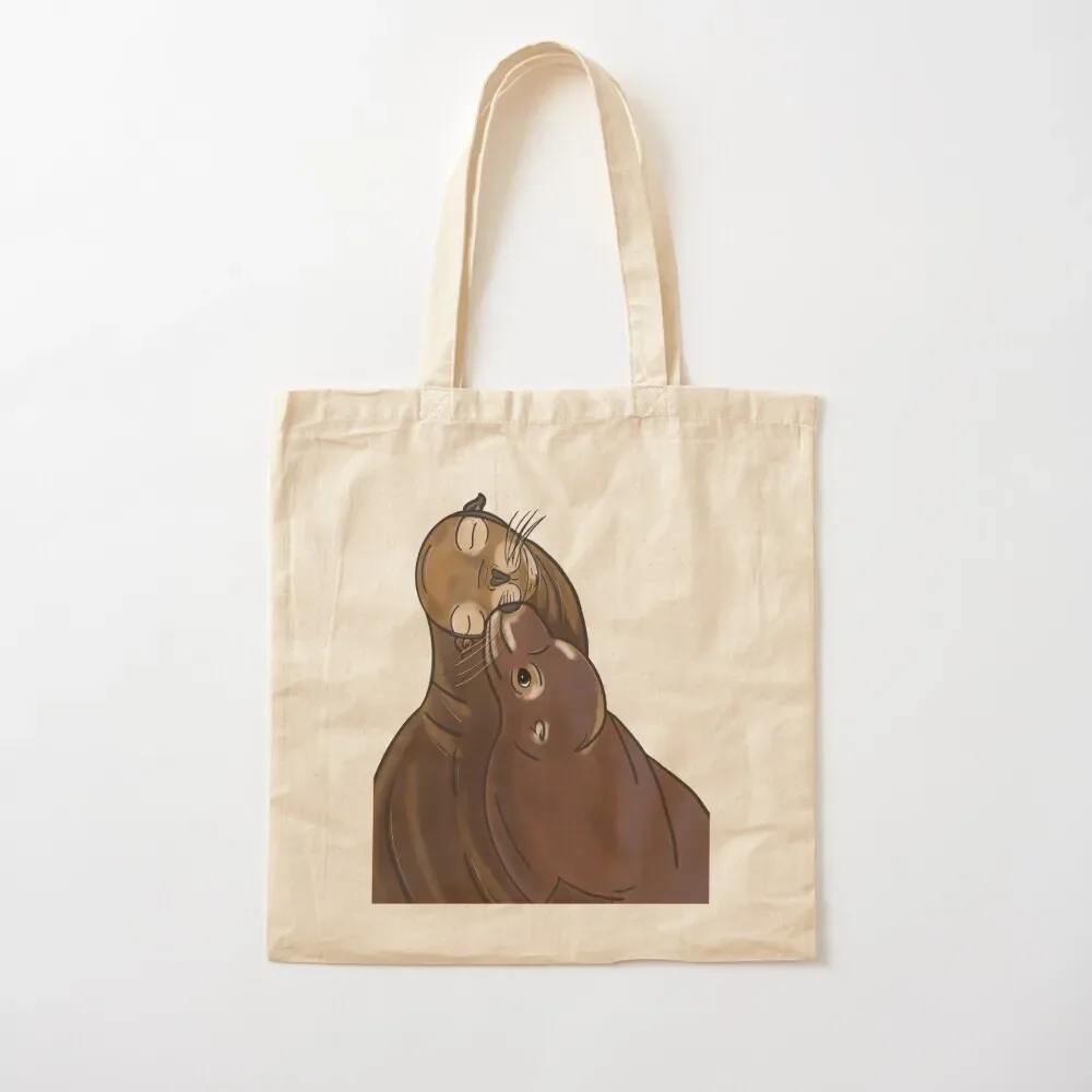 

Sea Lion Love - Tote Bag Women's shopper shopping trolley bag shopper bags