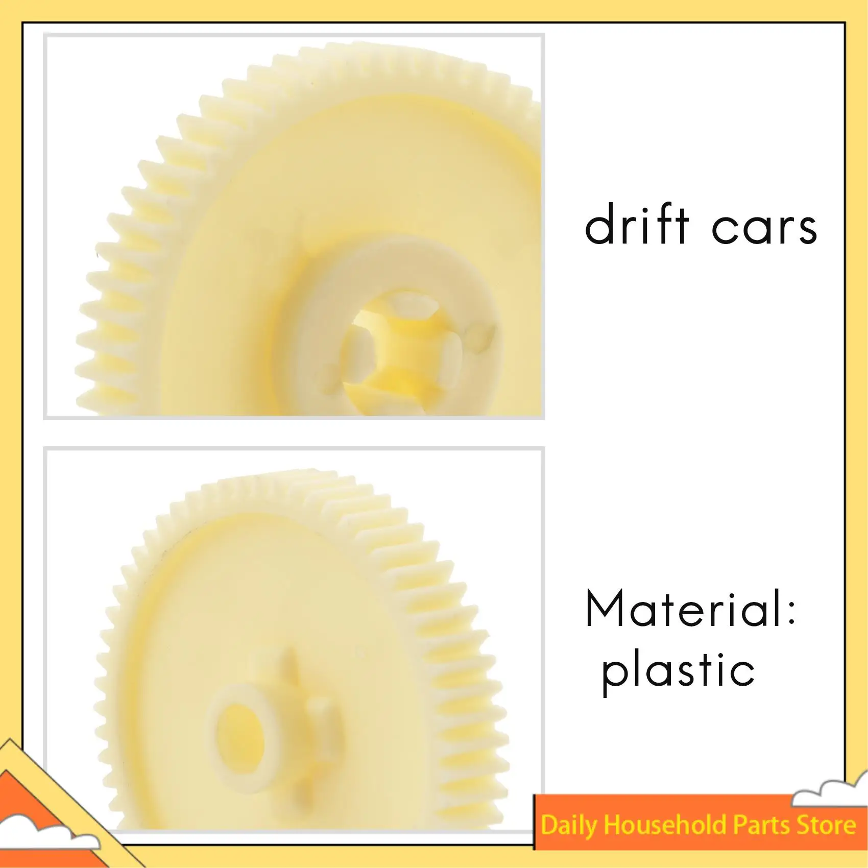 【تخفيضات كبيرة】61T Spur Gear 51004 لـ TAMIYA TT01 TT01D TT01 TT01E 1/10 RC ملحقات أجزاء ترقية السيارة