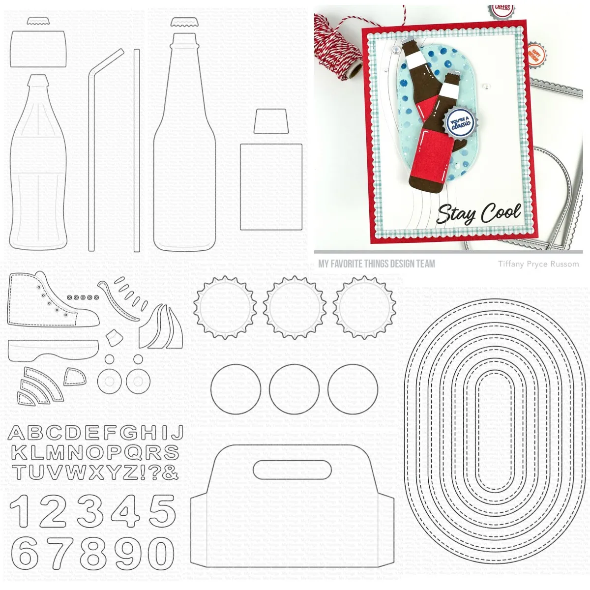 

2024 New Birthday Party Bottle Numbers Metal Cutting Dies for Making Card Scrapbook Embossed Diy Craft Mould Template Decoration