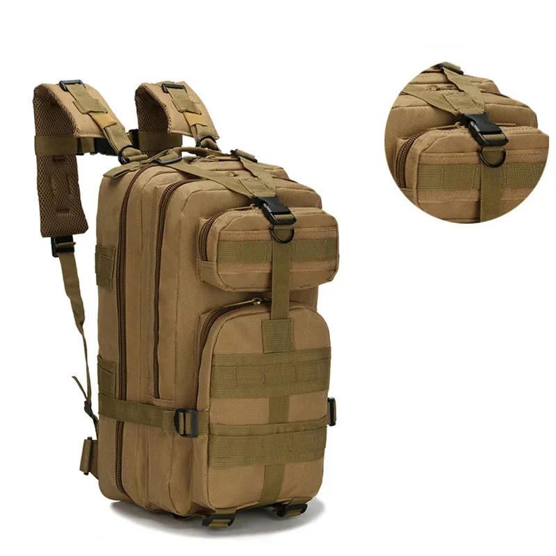 20-30L zaino tattico classico borsa sportiva da viaggio impermeabile caccia alla pesca zaini 600D all'aperto campeggio escursionismo 3P Pack Bags