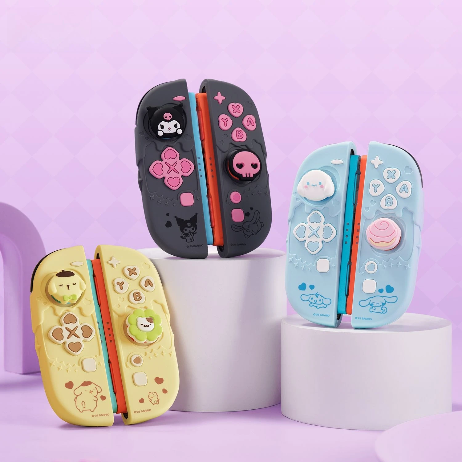 Anime Sanrio Kuromi Cinnamoroll for Switch2 NS2 Protective Case Handle Silicone Cover Game Console Accessories Cartoon Kawaii