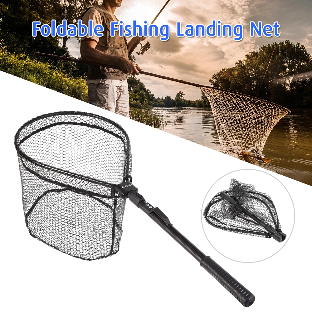 rede-de-aterragem-de-pesca-leve-dobravel-malha-de-nylon-rede-de-brail-frame-de-liga-de-aluminio-catching-release-nets