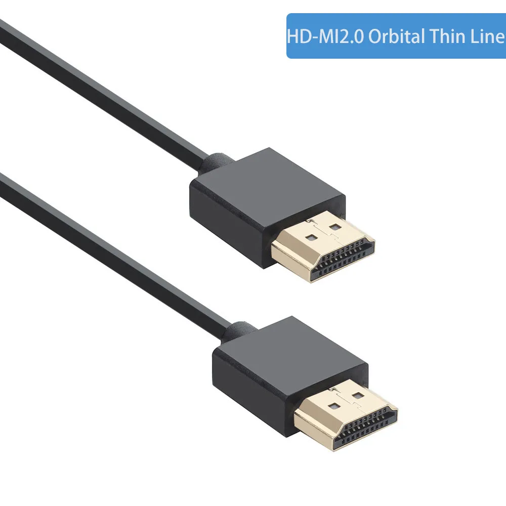 HD-MI2.0 Ultra Thin Line Ultra Thin Line HD-MI Short Line 30CM Short Thin Line Computer TV HD Signal Line