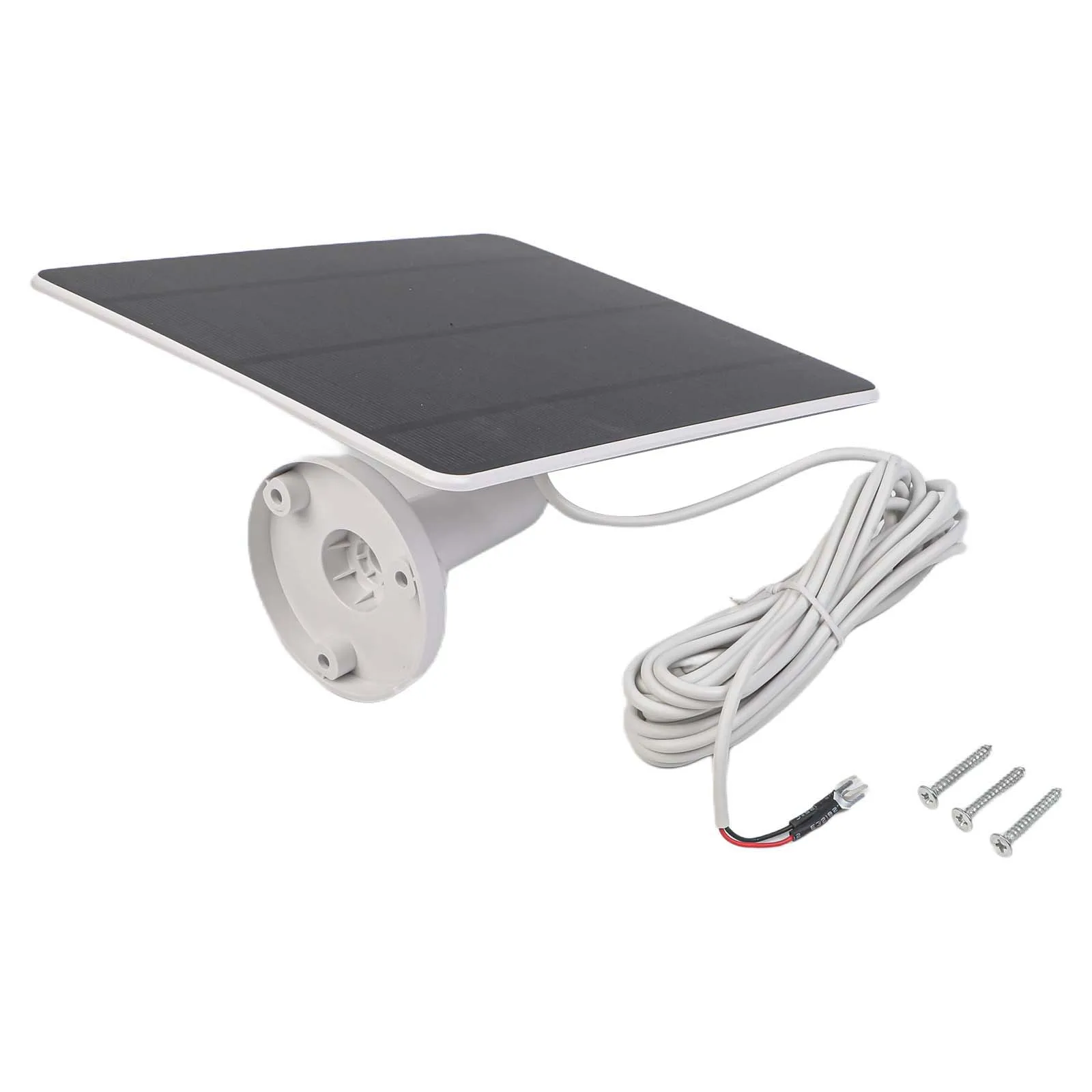 /6W /Solar /Panel With 10ft Cable For Video Doorbell 2 3 3+ 4 5 Waterproof IP66 Monocrystalline For For Charger Kit