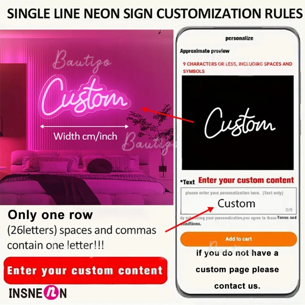 Custom Neon Sign Light Business Decor Advertising Night Light for Gym Boxing Gym Commerce Sign Room Decor Neon Signs