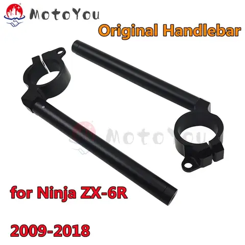 Adjustable Handlebars for KAWASAKI NINJA ZX-6R ZX 636 ZX636 2009-2018 Handle Bar Clip on Fork Motorcycle Accessories ZX6R