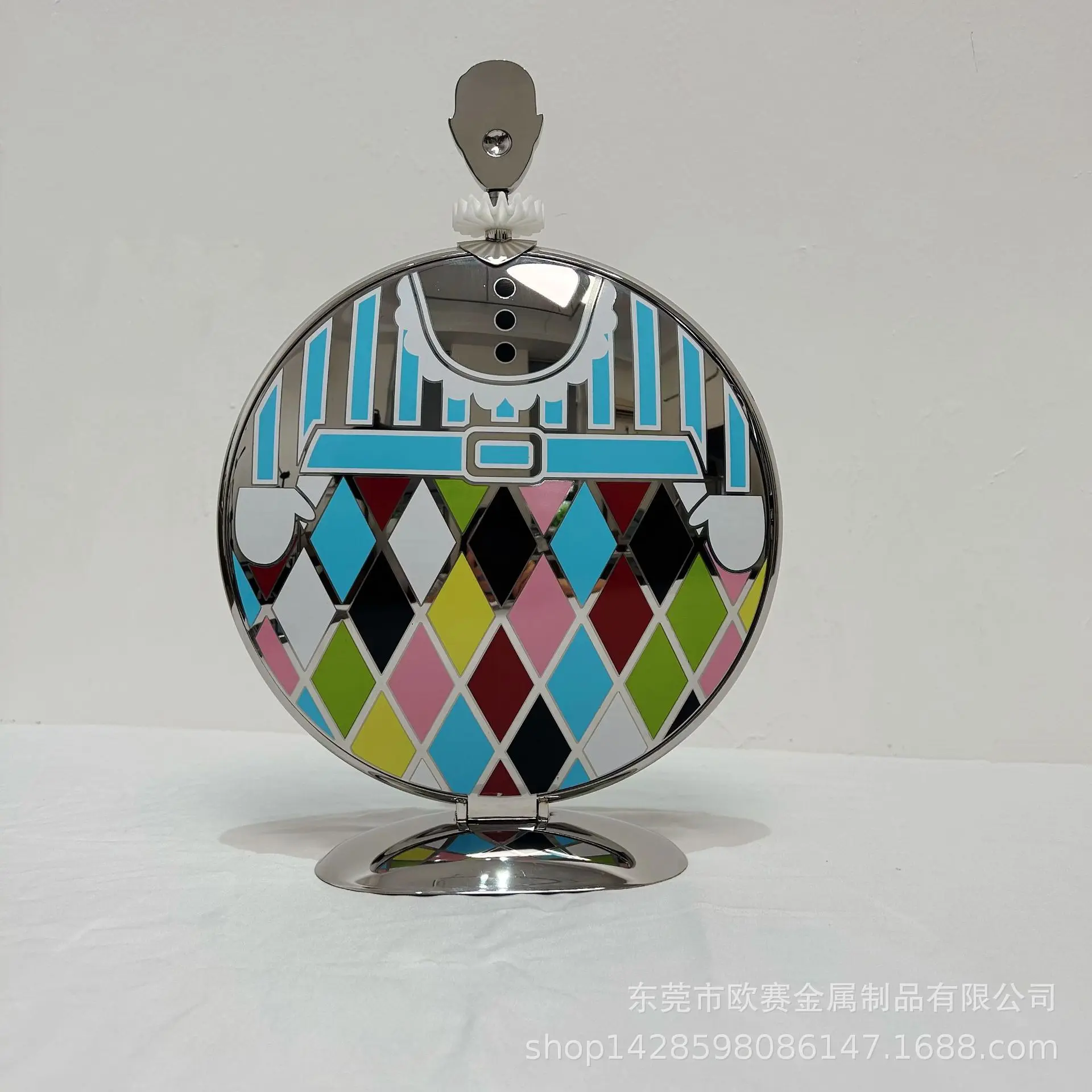 Round fat storage cake rack foldable creative light luxury dessert dessert plate exquisite ornament gift housewarming table