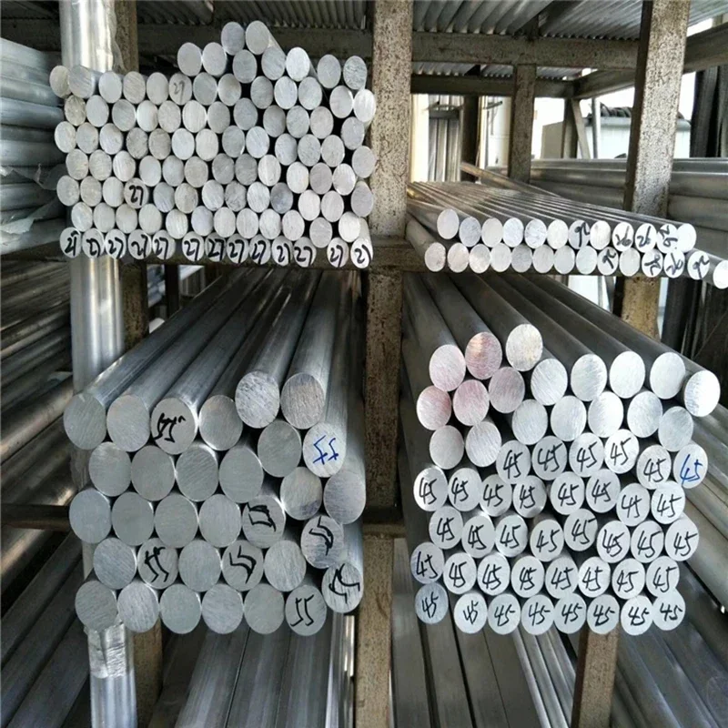 

3mm to 500mm Aluminum AL 6061 6063 Round Bar Aluminium Hard Rod Industry DIY Metal Material Frame Metal Bar for Mould CNC Mold