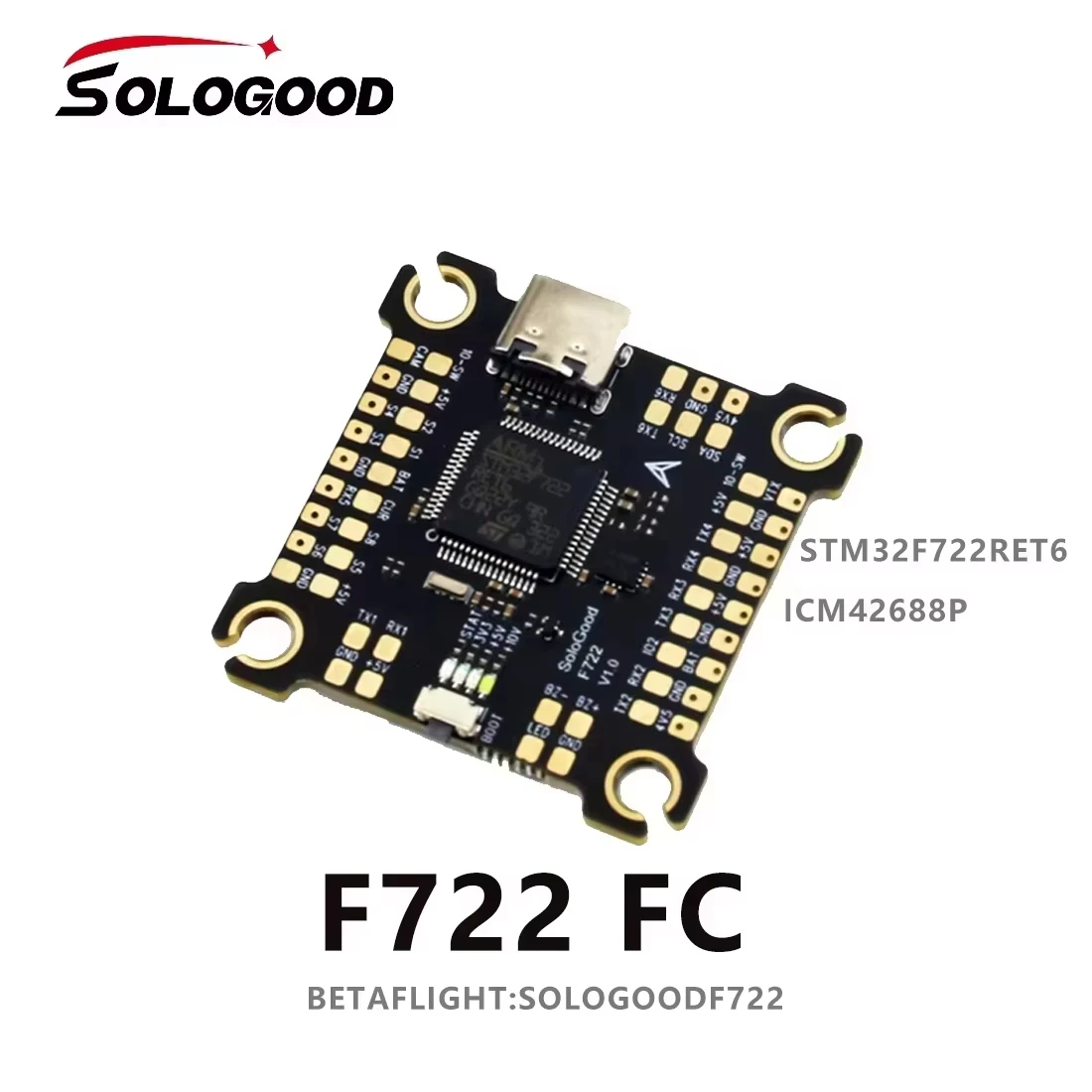 SoloGood F722 60A / 6S F722 80A / 8S F722 80A / F405 55A / F405 60A / 6S F405 80A スタック フライトコントローラーとESC（電子速度制御装置） RCドローン用