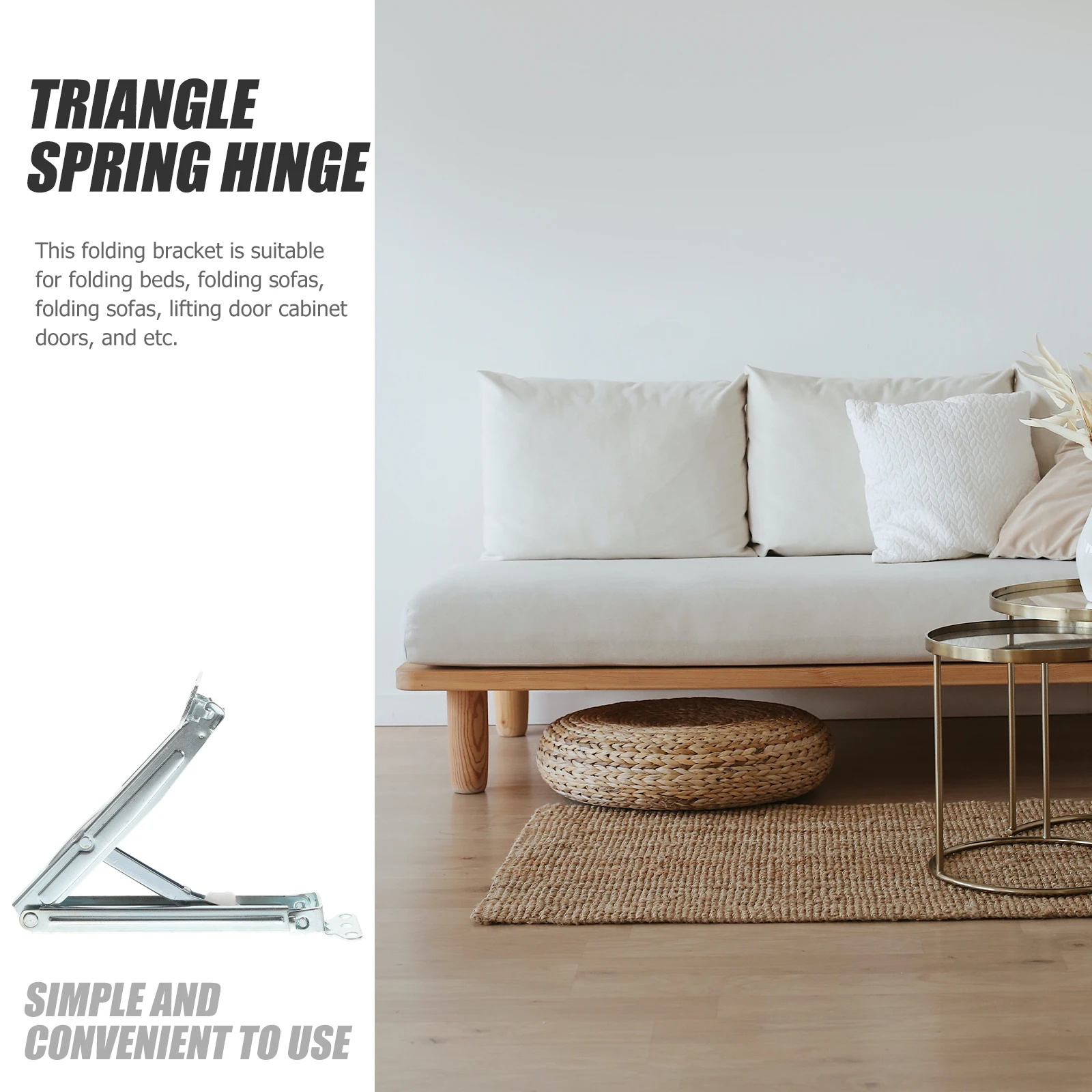 

Folding Lifting Bracket Adjustable Massage Table Hinge Drop Down Sofa Bed Headrest Support Hinges Cabinet Door Garage Lid