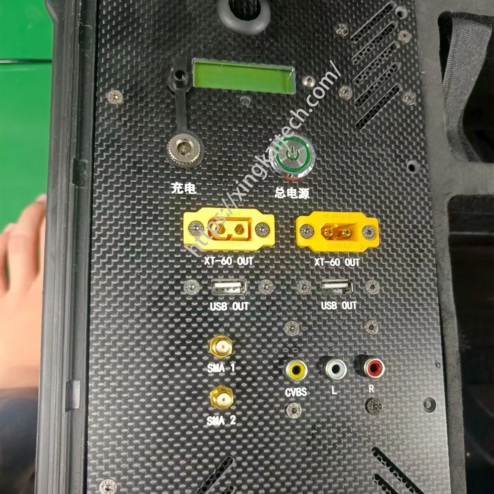 

Video Screen Mounted FPV Drone Mission case Portable Ground Control System Goggler Remote Controller Battery Accessories