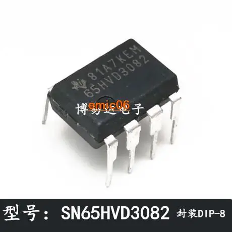 

10 шт., Оригинальные запасные части SN65HVD3082 65HVD3082 DIP-8 ic