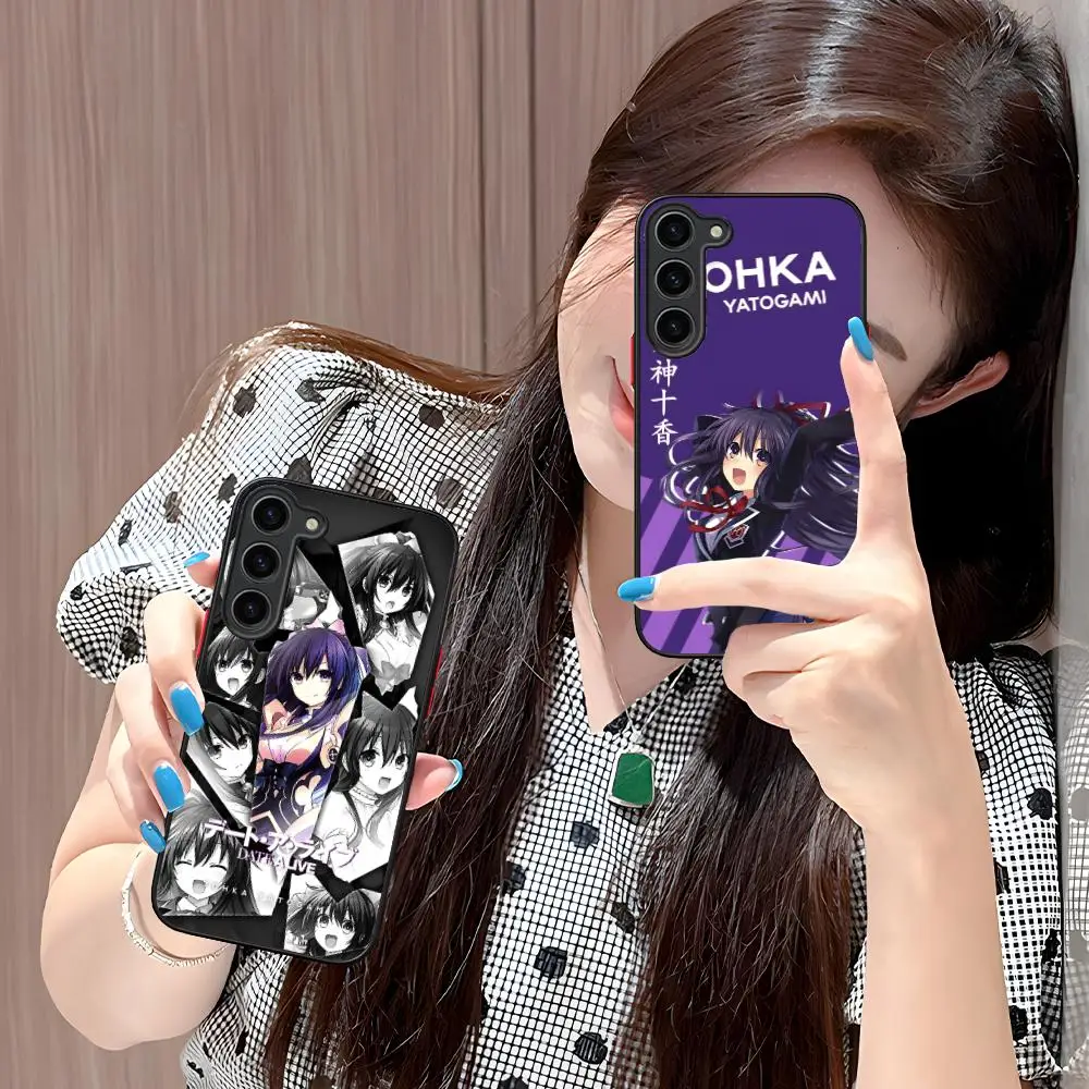 

Date a Live Tohka Yatogami Silicone Mobile Phone Case for Samsung Galaxy S26 S25 S24 S23 S22 S21 Plus FE Ultra Colorful Cover