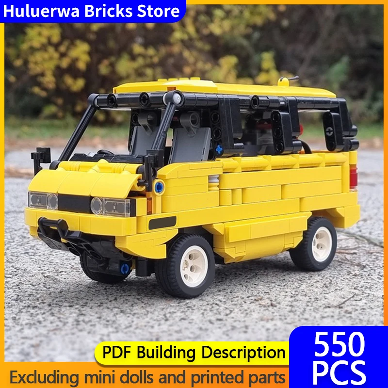 

Модель скоростного гоночного автомобиля MOC, строительные кирпичи, автомобиль Microvan Kei, модульная технология, детские праздничные подарки, сборка игрушек, костюм