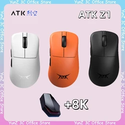 Atk Z1 Pro Max Ultra Wireless Gaming Mouse Paw3950 Ultra Smart Speed Wireless 8k Polling Rate 0.39ms Low Latency Akcesoria Gif