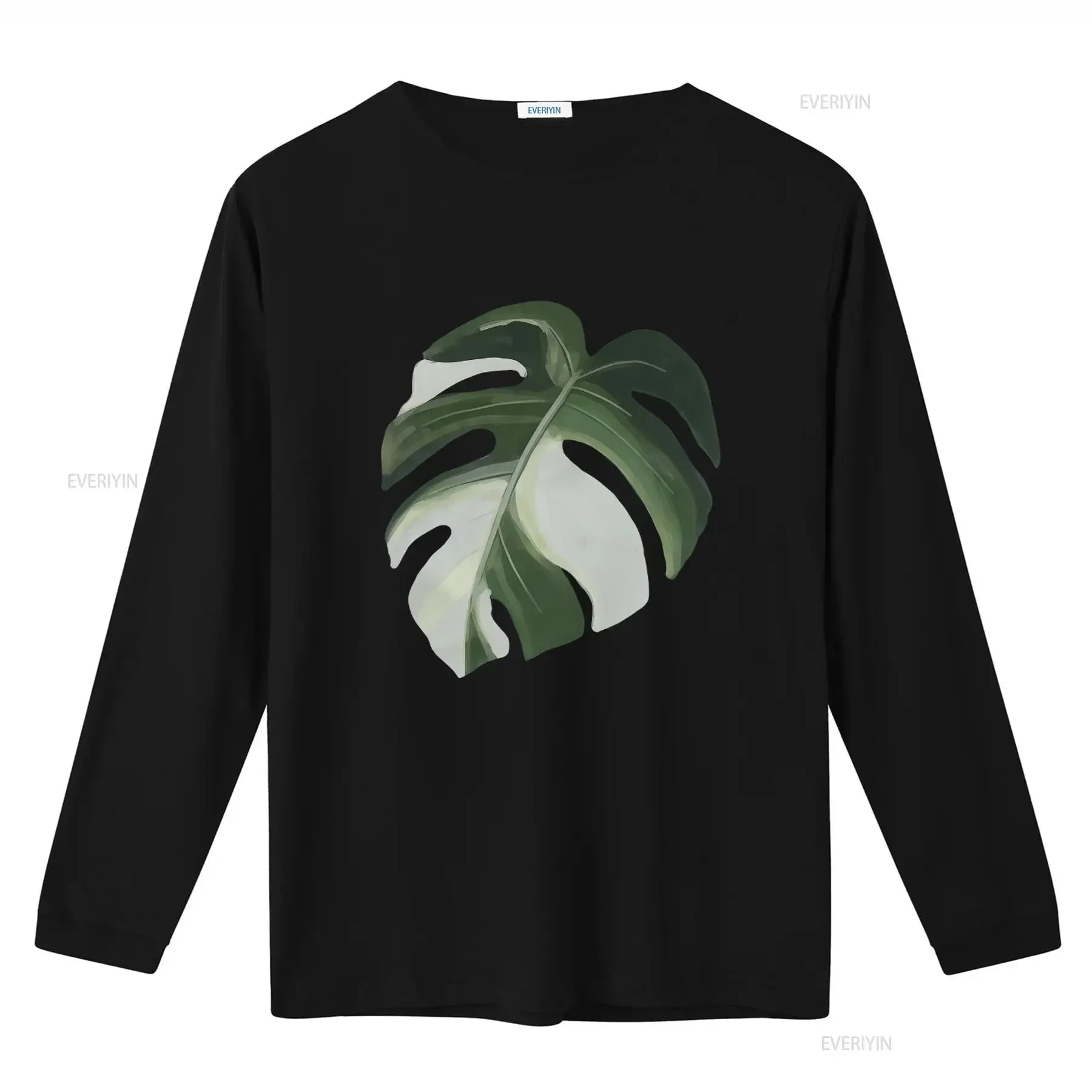 Boho Monstera Variegata T Shirt Retro Plant Owner Cottagecore Lover Unique Cute For Moms vintage Washed Slightly Breathable