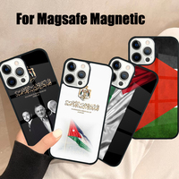 Jordan Flag Magsafe Phone Case For iPhone 16 15 14 13 12 11 Pro Max Plus Mirror Wireless Magnetic Cover