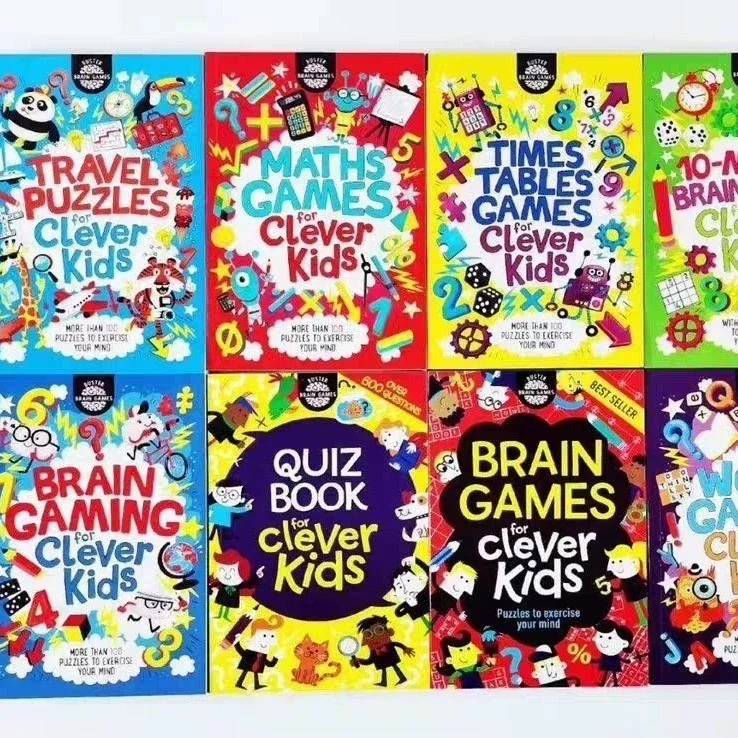 Smart Kids Series 10 English Picture Book for Children's Logic and Mathematical Reasoning Training