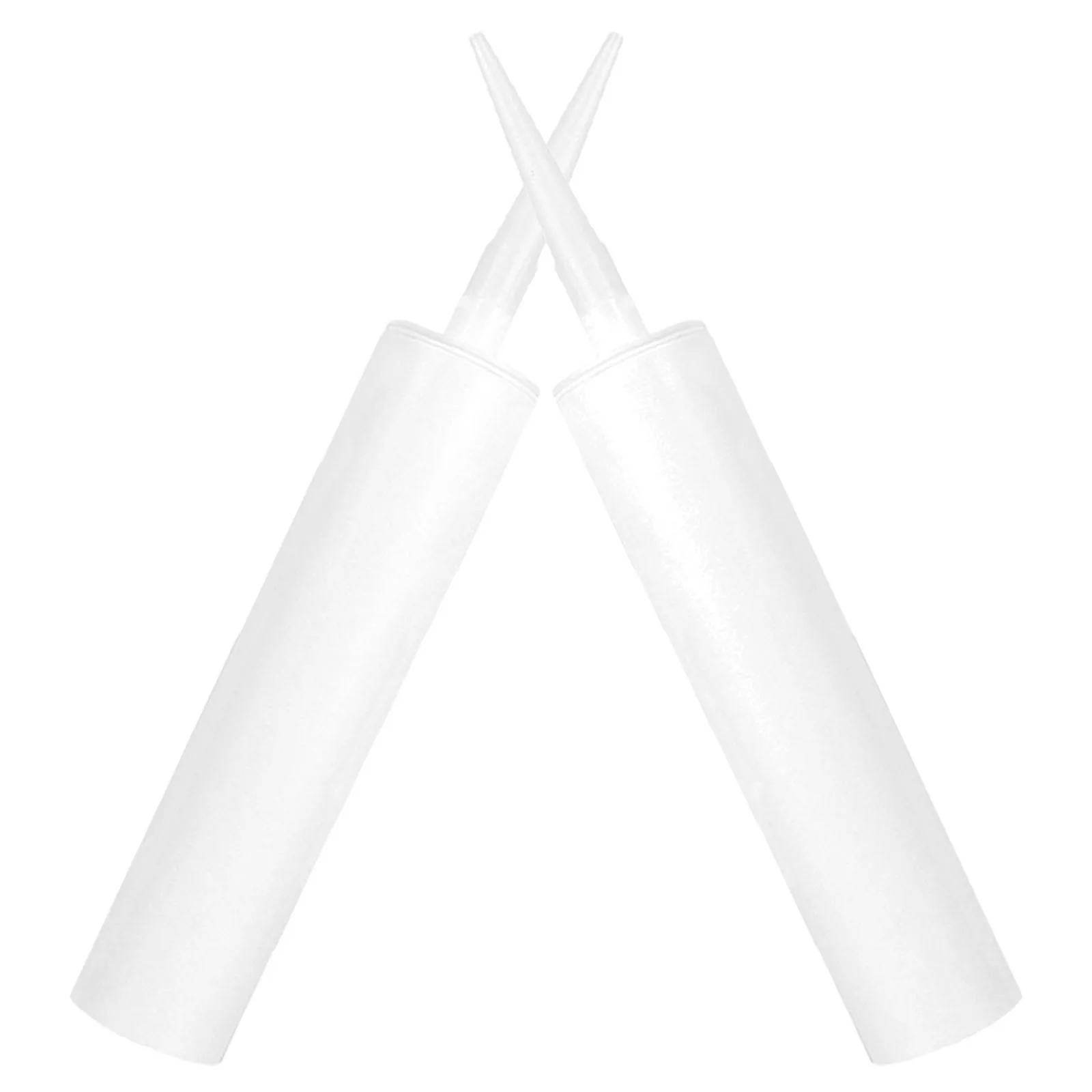 2Pcs Fillable Empty Caulk Tubes Reusable Caulking Sealant Tubes Durable for Tile Grouting Latex Repair Latex Caulk Sealant Tube