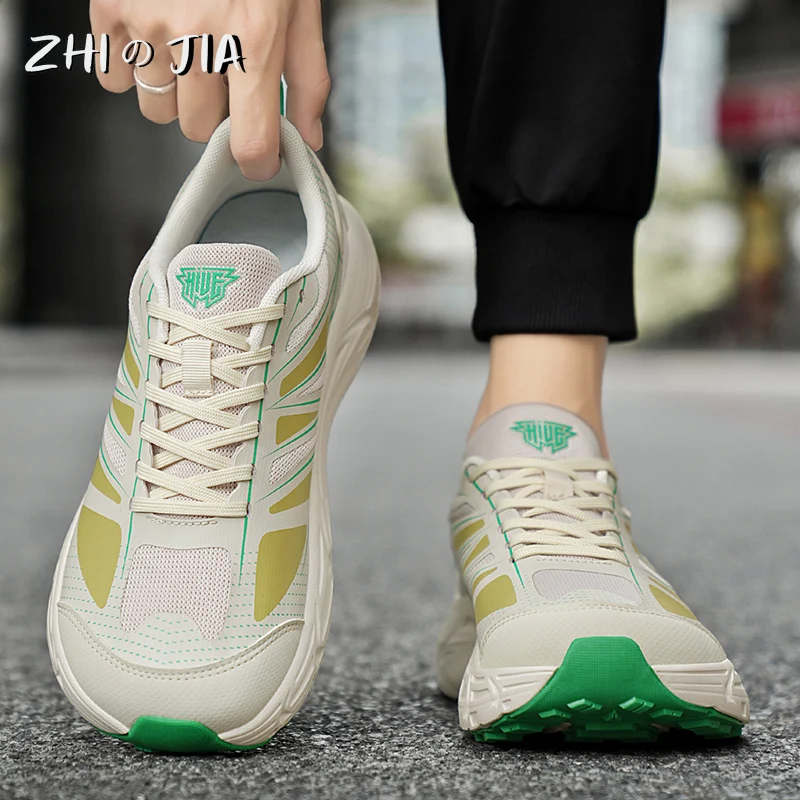 

Outdoor Leisure Shoes Wide Footed Couple's Shock-absorbing Running Shoes Spring Autumn Mesh Breathable and Comfortable Footwear
