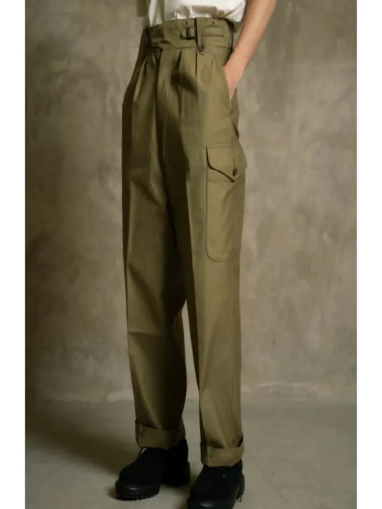 Retro Men's Casual Pants Overalls