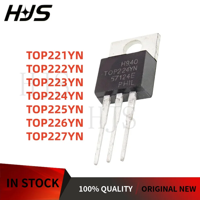 10Pcs/LOT Brand New TOP224YN TOP226YN TOP221YN TOP227YN TOP222YN TOP223YN TOP225YN TO-220 Transistor In Stock