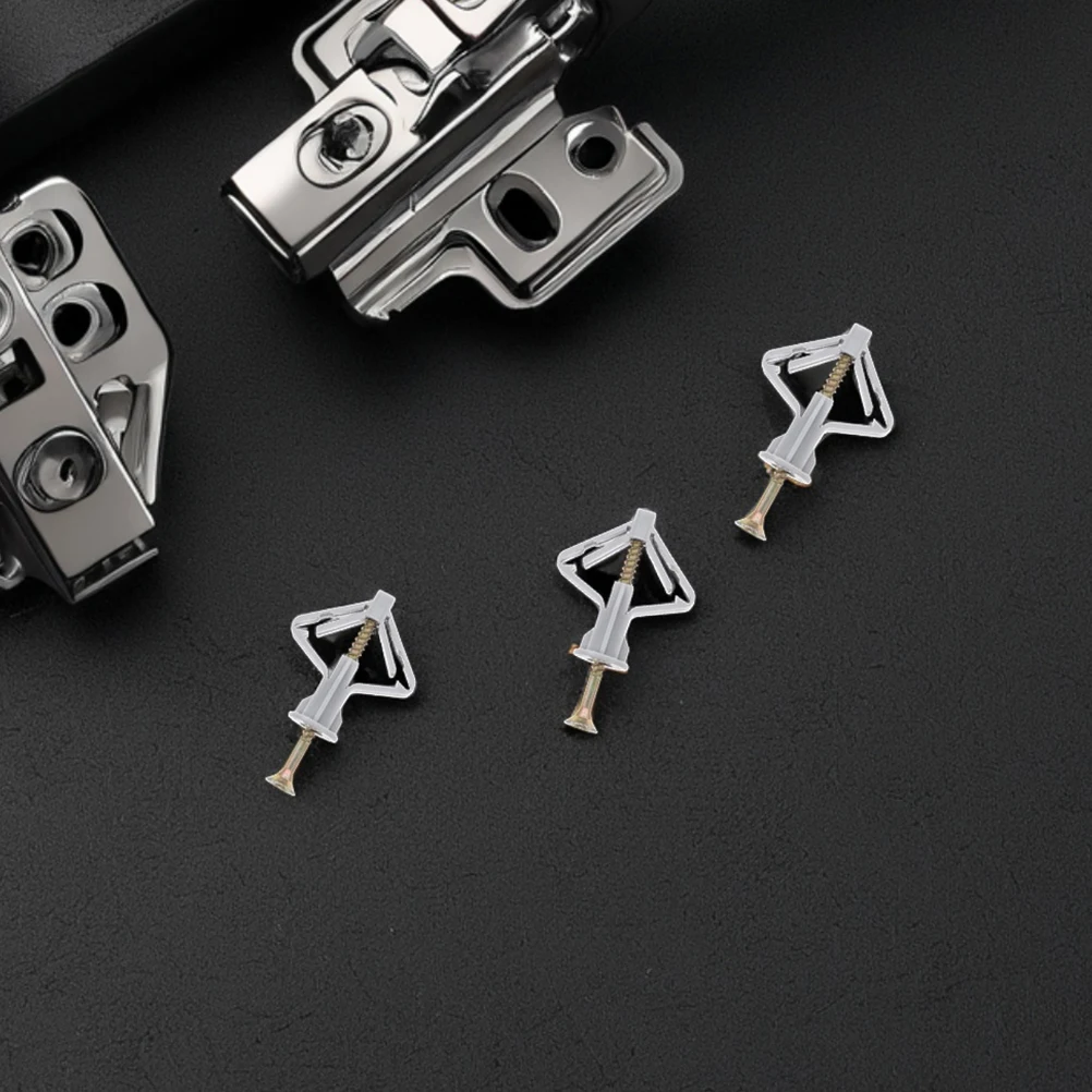 

50 set 50 Sets Self Drilling Heavy Duty Screw Steel Drywall Anchor Plastic Wall Concrete Frame Anchor Hanging Hardware