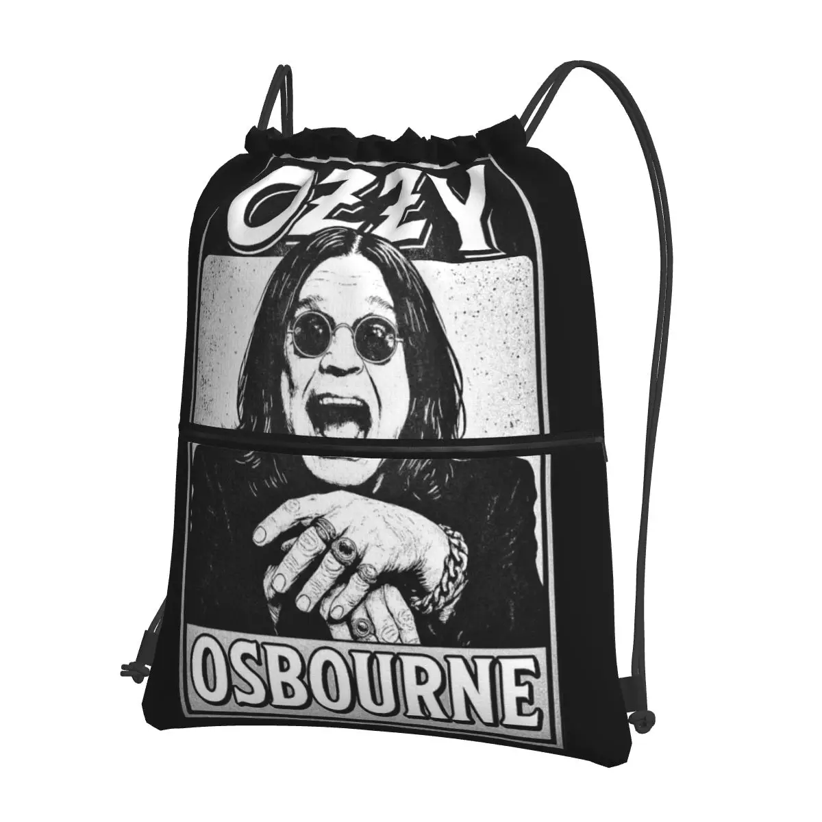 

Trip Throughozzy Ozzy Osbourne Logo Backpacks Fashion Drawstring Bags Shoes Bag Book Bags for Travel Students
