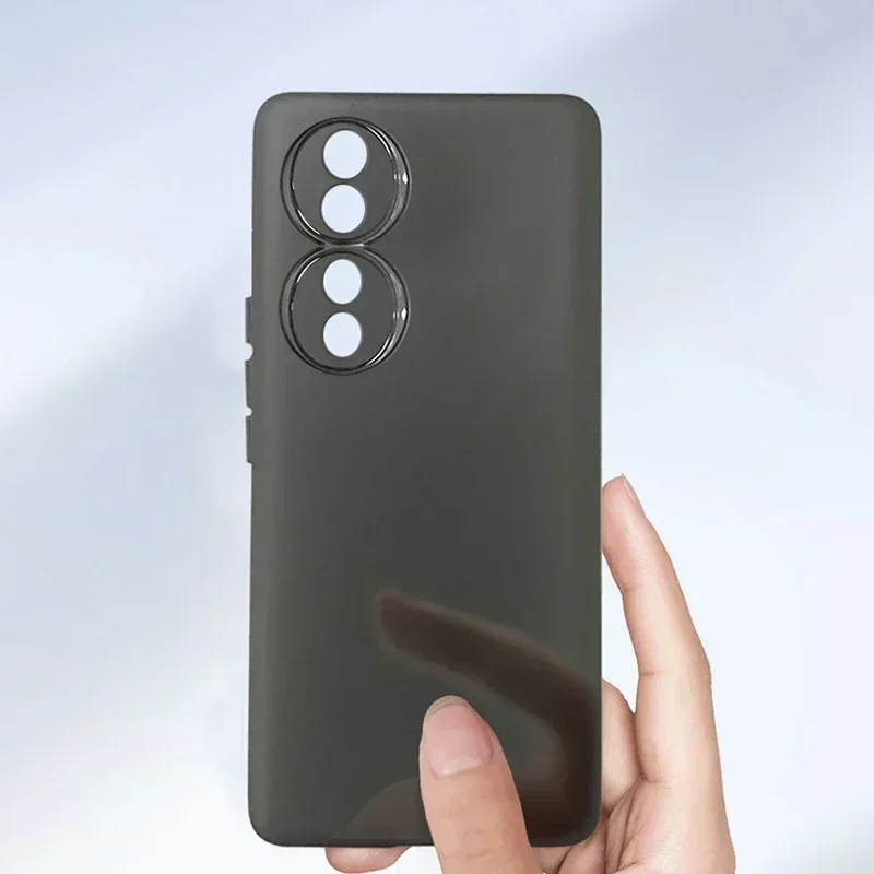 0.3 مللي متر رقيقة جدا غطاء من السيليكون لهواوي الشرف 90 70 50 80 برو SE شفاف ماتي لينة سليم الغطاء الخلفي قذيفة لون الحلوى بولي يوريثان