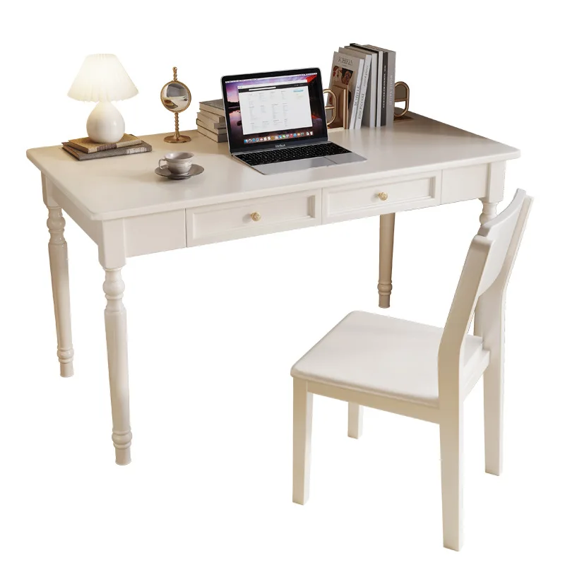 American light luxury solid wood desk home desk modern simple computer desk
