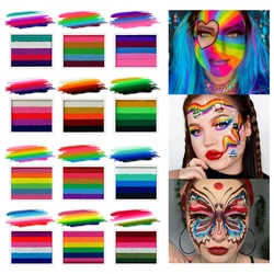8G Face & Body Paint Art Paint Makeup Rainbow Water-Soluble Colorful Painting Face Makeup Painting Palette for Adults And Kids
