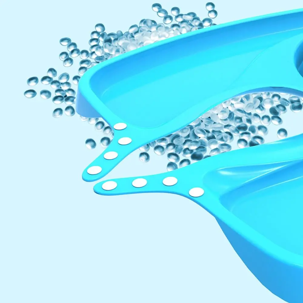 

Foldable Hair Washing Basin No Bending No Lying Down Folding Shampoo Basin Adjustable Neck Strap Portable Hair Washing Tray