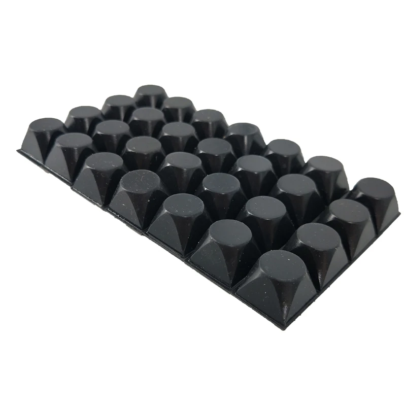 

Bumpon Protective SJ5514 Black Self-Adhesive Skid-resistance Shock-proof Rubber Bumper 13.1MM*20.6mm 4PCS/Sheet