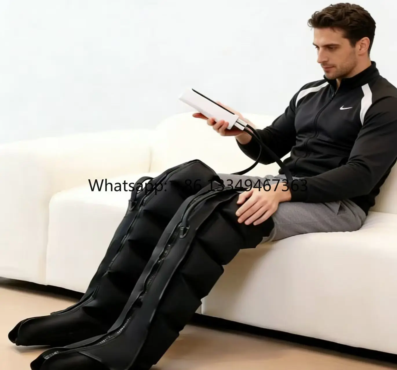 Legs Massage Electric Foot and Leg Massager with 6 Chambers 3 Gears 3 Modes Pump Full Foot & Leg