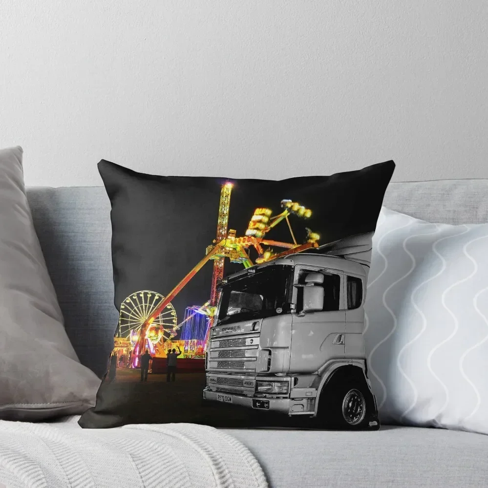 

Truck n rides Throw Pillow christmas decorations for home 2025 bed pillows Pillowcases Bed Cushions Pillows Aesthetic pillow