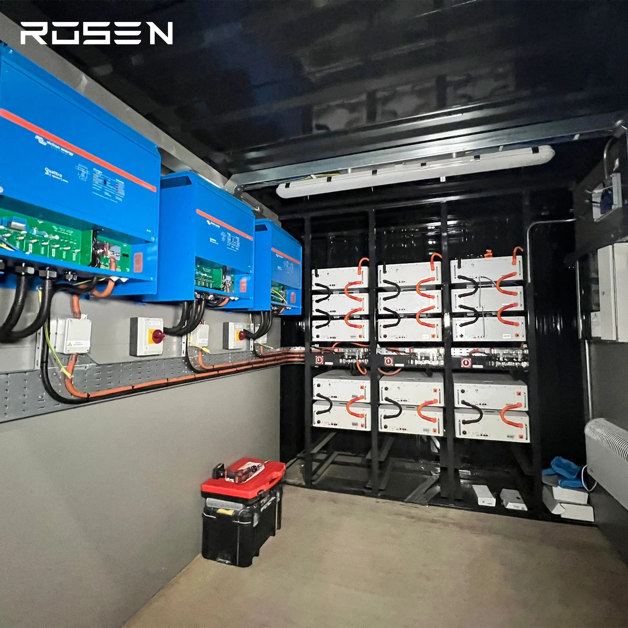Bifacial Solar Panel System Energy Storage Lithium Ion Battery 10kw 20kw Solar System
