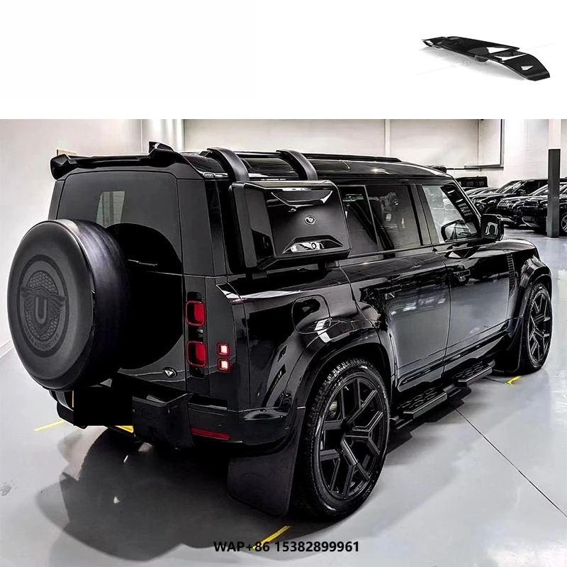 

Defender 90/110/130 Trunk Spoiler for 2021 Year Defender Plastic/Carbon Fiber Material Rear Wing Boot Lips Spoilers Car Auto Kit
