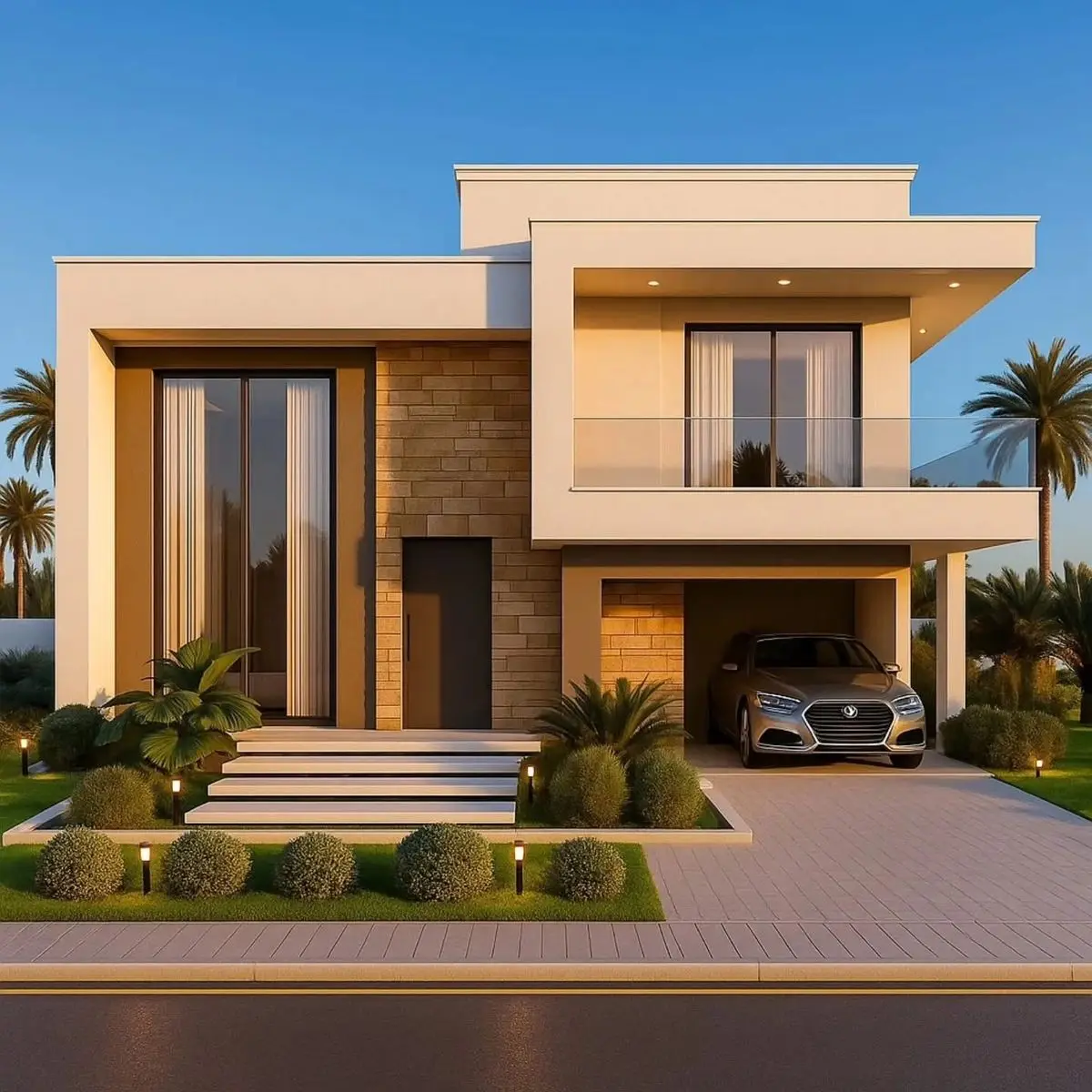 3d Design 2 Storey Fully Equipped Prefab House Light Steel Structure Villa for Living